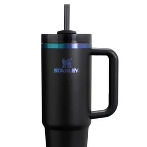 Stanley Black Tumbler with Handle chroma